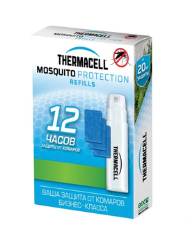 Набор запасной THERMACELL 1 газовый картридж и 3 пластины с репеллентом