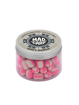 Вафтерсы Mad Carp Baits SPICY GARLIC (Острый Чеснок) Wafters, Диаметр: 15 х 11 мм