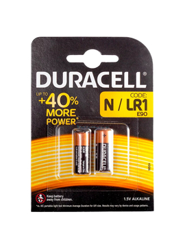 Батарейка Duracell LR1 N BL2 1.5V