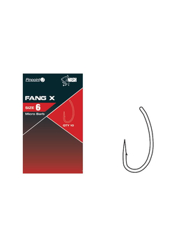 Крючки NASH Fang X, Размер крючка: № 8