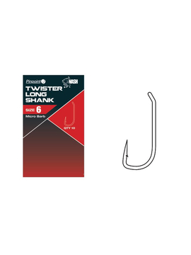 Крючки NASH Twister Long Shank, Размер крючка: № 8