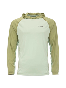 Термофутболка с капюшоном SIMMS Bugstopper Solarflex Hoody Green/Sage Heather, Размер: M