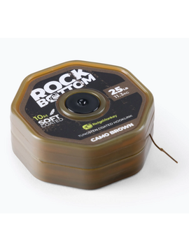 Поводковый материал Ridge Monkey Rock Bottom Tungsten Coated Soft, Цвет: Camo Brown