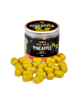 Дамбелсы насадочные Carptoday Baits Pineapple (Ананас), Диаметр: 14 х 20 мм, Вкус: Ананас