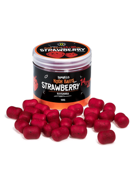 Дамбелсы насадочные Carptoday Baits Strawberry (Клубника), Диаметр: 14 х 20 мм, Вкус: Клубника