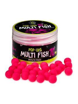 Бойлы плавающие Carptoday Baits Pop Ups Multi Fish (Мульти Фиш) 10 мм, Диаметр: 10 мм, Вкус: Мульти Фиш