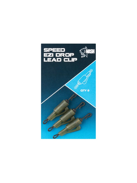 Безопасная клипса NASH Speed Ezi Drop Lead Clip, Цвет: Weed Green (водоросли)