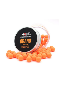 Плавающие бойлы ASV-CODE Pop-Up Orange (Мандарин) для ловли карпа — купить в CARPshop
