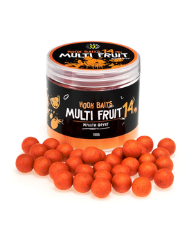 Бойлы насадочные Carptoday Baits Multi Fruit (Мульти Фрукт), Диаметр: 14 мм, Вкус: Мульти Фрукт