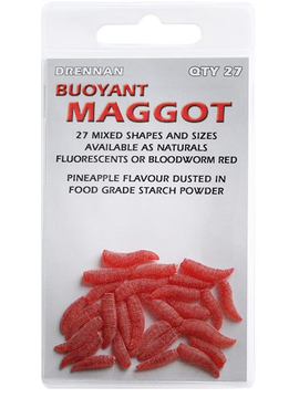 Плавающий искусственный опарыш DRENNAN Buoyant Maggot Bloodworm Red