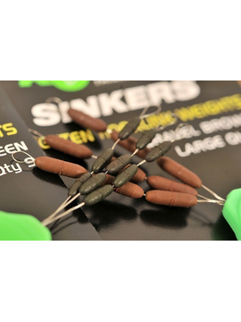 Огрузка для крючка Korda Sinkers, Размер: Medium, Цвет: Weed Green