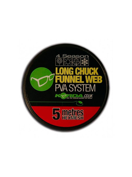 Сетка Korda PVA Long Chuck Funnel Web 14 мм, Длина: 5 м