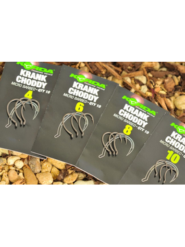 Крючки карповые Korda Krank Choddy, Размер крючка: №6