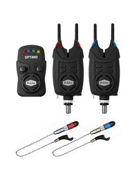 Комплект сигнализаторов поклевки Delphin OPTIMO, Набор : 2+1