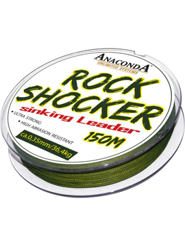 Снаг-лидер плетеный ANACONDA ROCK SHOCKER Leader  0,41mm / 45,5kg / 150m