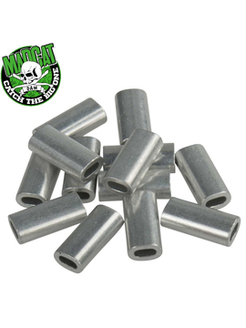 Алюминиевые обжимные трубки MADCAT® ALUMINUM SLEEVES - 1.0mm / 16 шт.