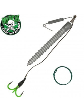 Готовая оснастка на сома MADCAT® A-STATIC SPIN & JIG SYSTEM - 125mm / 140g - №4/0