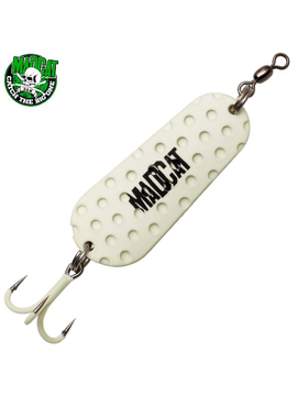 Блесны колеблющиеся MADCAT® A-STATIC TWIN "TURBINE" SPOON - 110g - GLOW-IN-THE-DARK
