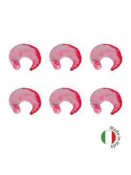 Силиконовые приманки плавающие IRON TROUT CODA / 2.5cm / Sweet / White-Red - 6шт.