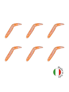 Силиконовые приманки плавающие IRON TROUT BACO / 4cm / Sweet / White-Orange - 6шт.