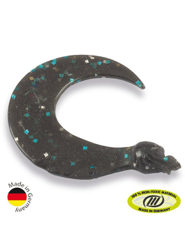 Силиконовые приманки IRON TROUT DUCK TAIL / Black Fury - 8шт.