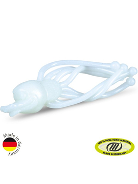 Силиконовые приманки IRON TROUT DUCK FRINGE / Shine'a White - 8шт.