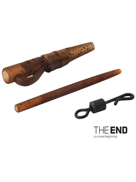 Набор для карповых оснасток DELPHIN THE END Pin-Quick Lead Montage / G-ROUND - 5 шт.