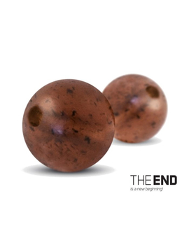 Бусины - отбойники DELPHIN THE END Soft beads - 8mm / G-ROUND - 50 шт.