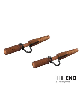 Клипса для грузил с конусом DELPHIN THE END Clip Heavy Duty  & Rubber / G-ROUND - 7 шт.