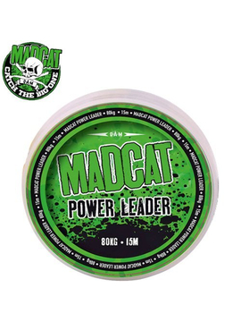 Поводковый материал MADCAT® POWER LEADER Dark Brown - 1.00mm / 100kg /15m