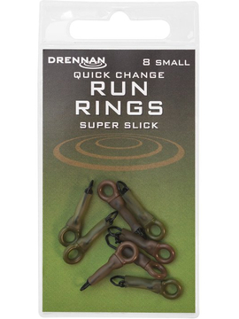 Кольцо с застежкой DRENNAN Quick Change Run Rings - Small / 8шт.