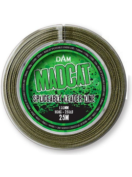 Поводковый материал MADCAT® SPLICEABLE LEADER LINE - 25m / 1.0mm / 110kg