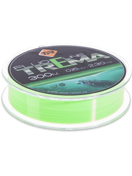 Леска для ловли форели IRON TROUT TREMA Line - 300m / 0,20mm / 3.20kg - Fluo Green