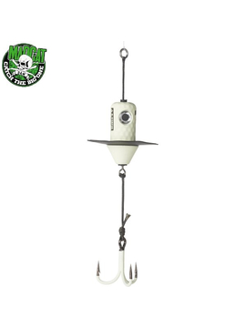 Блесны вертикальные MADCAT® A-STATIC SILENT TEASER Treble Hook - 100g - GLOW-IN-THE-DARK