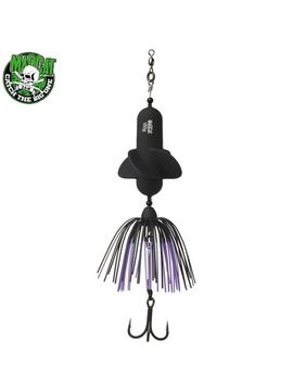 Блесны вертикальные MADCAT® A-STATIC PROPELLER TEASER Treble Hook - 200g - BLACK