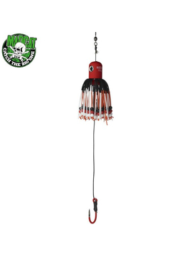 Блесны вертикальные MADCAT® A-STATIC ADJUSTABLE CLONK TEASER Jig Hook - 150g - RED