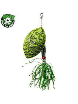 Блесна вращающаяся MADCAT® BIG BLADE SPINNER - 55g - FLUO GREEN