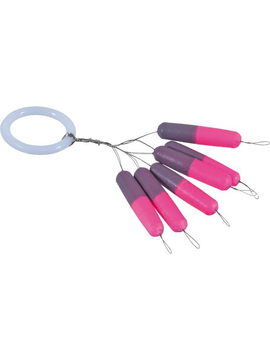 Цилиндр плавающий IRON TROUT Zylinder Pilot Stick - L / 4 x 18mm - Pink/Grey - 6шт.