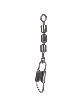 Вертлюг тройной с карабином IRON TROUT 3 Time Swivel №12 - 6шт.
