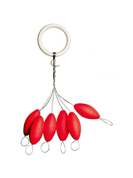 Овал плавающий IRON TROUT Light Pilot - Oval / 6x13mm - Red / 6шт.