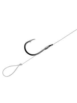 Поводки Delphin Feeder Rig FLR Carbon LOOP - 0.22mm / 12cm / №6 - 6шт.