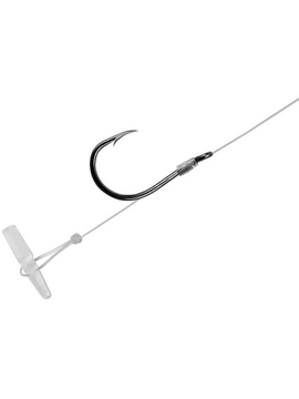 Поводки Delphin Feeder Rig FLR Carbon QUICKSTOP - 0.22mm / 8cm / №8 - 6шт.