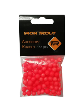 Шарики плавающие IRON TROUT Buoyancy Ball / 6-10mm - Red - 100шт.