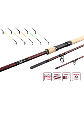 Удилище фидерное Delphin MAGMA M3 Heavy feeder 3+5 tips / 390cm - 150g
