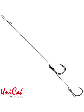 Готовые оснастки на сома UNI CAT HAIR Rig №2/0 + 1/0 - 120cm / 67kg