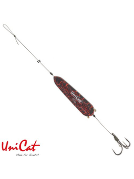 Готовые оснастки на сома UNI CAT SUBFLOAT & RATTLE 40g TREBLE Hook Rig №3/0 - 150cm / 105kg