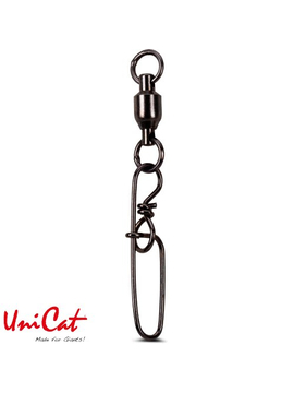 Вертлюг с подшипником и карабином UNI CAT Camou High Protector Swivel - 72mm / 100kg - 3шт.