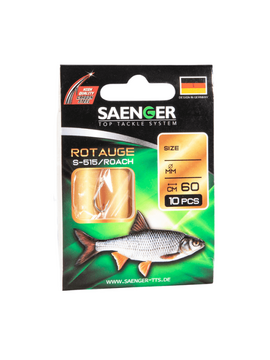 Поводок SAENGER Specialist ROACH / №16 / 0.10mm / 0.9kg / 60cm / 10шт.