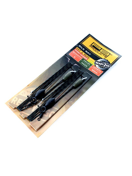 Готовая оснастка PB Products R2G SR Hit & Run Weighted Chod Leader - 1g / 90cm / 45lb / 2шт. / Gravel