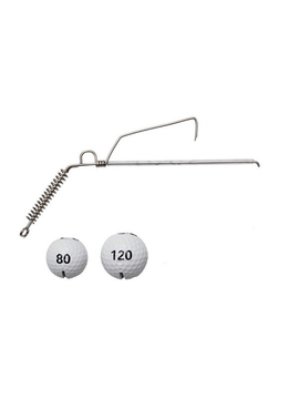 Готовые оснастки на сома MADCAT® GOLF BALL JIG SYSTEM ANTI SNAG / 80+120g